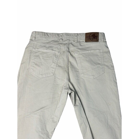 Hart Schaffner Marx Men’s Luxury Performance  Pants Chino Khaki 34x30 Soft - Picture 3 of 13